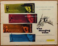 d530 HANGING TREE half-sheet movie poster '59 Gary Cooper, Maria Schell