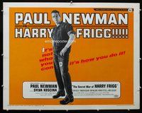 d649 SECRET WAR OF HARRY FRIGG half-sheet movie poster '68 Paul Newman