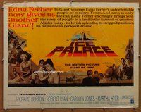 d551 ICE PALACE half-sheet movie poster '60 Richard Burton, Robert Ryan