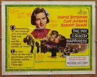 d553 INN OF THE SIXTH HAPPINESS half-sheet movie poster '59 Ingrid Bergman