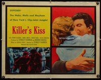 d568 KILLER'S KISS half-sheet movie poster '55 Stanley Kubrick film noir!