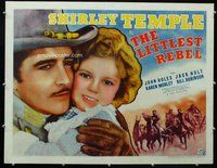 d011 LITTLEST REBEL half-sheet movie poster '35 Shirley Temple, Boles