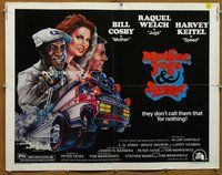 d608 MOTHER, JUGS & SPEED half-sheet movie poster '76 Welch, Cosby, Keitel