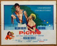 d630 PICNIC half-sheet movie poster R61 William Holden, Kim Novak