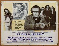 d632 PLAY IT AGAIN SAM half-sheet movie poster '72 Woody Allen, Keaton