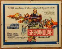 d654 SHENANDOAH half-sheet movie poster '65 James Stewart, Civil War!