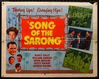 d661 SONG OF THE SARONG half-sheet movie poster R53 Nancy Kelly, Gargan