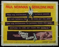 d681 SWEET BIRD OF YOUTH half-sheet movie poster '62 Paul Newman, Page