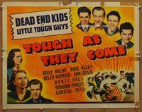 d700 TOUGH AS THEY COME half-sheet movie poster '42 Dead End Kids, Halop