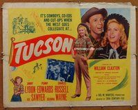 d702 TUCSON half-sheet movie poster '48 Jimmy Lydon, Arizona western!