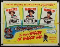 d716 WISTFUL WIDOW OF WAGON GAP style A half-sheet movie poster '47 A & C!