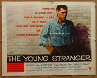 d729 YOUNG STRANGER half-sheet movie poster '57 John Frankenheimer