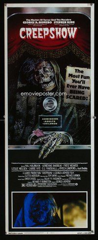 d089 CREEPSHOW insert movie poster '82 George Romero, Stephen King
