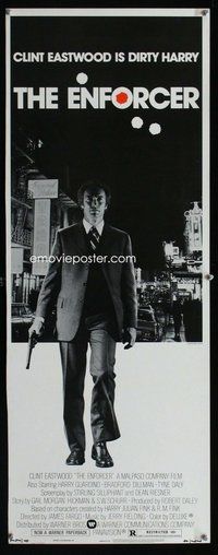 d115 ENFORCER insert movie poster '77 Clint Eastwood, Dirty Harry!