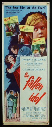 d122 FALLEN IDOL insert movie poster '49 Carol Reed, Graham Greene