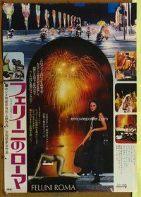 d825 FELLINI'S ROMA Japanese movie poster '72 Italian Fellini classic!
