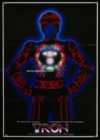 d915 TRON special Japanese movie poster '82 Disney sci-fi, Bridges