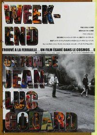 d920 WEEK END Japanese movie poster R2002 Jean-Luc Godard, Darc