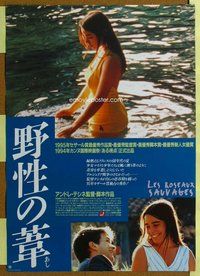 d922 WILD REEDS Japanese movie poster '94 French gay romance!
