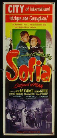 d298 SOFIA insert movie poster '48 Gene Raymond, Sigrid Gurie