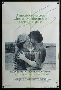 e023 ALICE DOESN'T LIVE HERE ANYMORE one-sheet movie poster '75 Scorsese