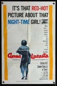 e042 ANNA LUCASTA one-sheet movie poster '59 Eartha Kitt, Sammy Davis