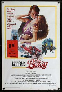 e075 BETSY int'l one-sheet movie poster '77 Harold Robbins sex and cars!