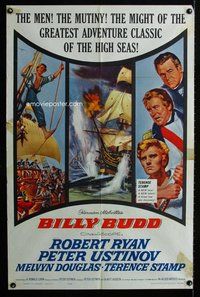 e082 BILLY BUDD one-sheet movie poster '62 Terence Stamp, Robert Ryan