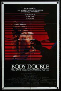 e103 BODY DOUBLE one-sheet movie poster '84 De Palma, Melanie Griffith