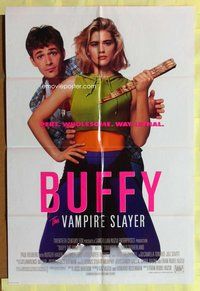 e137 BUFFY THE VAMPIRE SLAYER DS one-sheet movie poster '92 Kristy Swanson