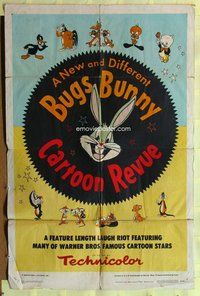 e138 BUGS BUNNY CARTOON REVUE one-sheet movie poster '53 Warner Bros.