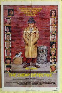 e156 CHEAP DETECTIVE style B one-sheet movie poster '78 Peter Falk, Simon
