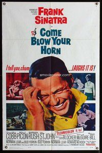 e176 COME BLOW YOUR HORN one-sheet movie poster '63 Sinatra, Neil Simon
