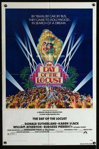 e212 DAY OF THE LOCUST one-sheet movie poster '75 John Schlesinger, Byrd art