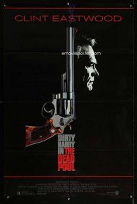 e217 DEAD POOL one-sheet movie poster '88 Clint Eastwood as Dirty Harry!