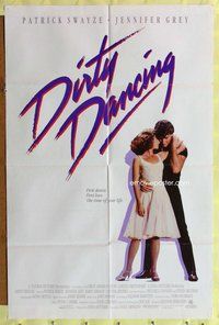 e232 DIRTY DANCING int'l one-sheet movie poster '87 Grey, Patrick Swayze