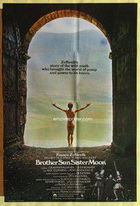 e126 BROTHER SUN SISTER MOON English one-sheet movie poster '73 Zeffirelli