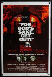 e035 AMITYVILLE HORROR one-sheet movie poster '79 AIP, James Brolin