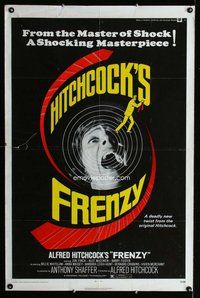 e316 FRENZY one-sheet movie poster '72 Alfred Hitchcock, Anthony Shaffer