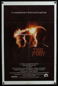 e326 FURY one-sheet movie poster '78 Brian De Palma, Kirk Douglas