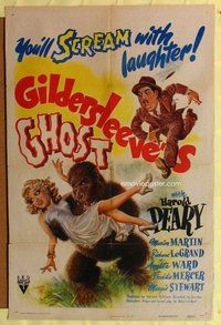 e332 GILDERSLEEVE'S GHOST one-sheet movie poster '44 horror comedy!