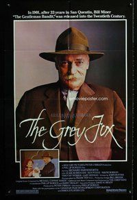 e360 GREY FOX one-sheet movie poster '81 Richard Farnsworth, western!