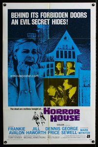 e416 HORROR HOUSE int'l one-sheet movie poster '70 the dead are restless!