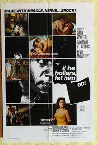 e441 IF HE HOLLERS LET HIM GO one-sheet movie poster '68 Dana Wynter