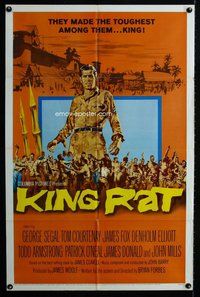 e491 KING RAT one-sheet movie poster '65 George Segal, World War II!