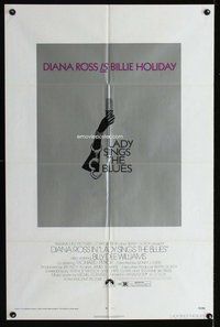 e508 LADY SINGS THE BLUES one-sheet movie poster '72 Diana Ross, Holiday