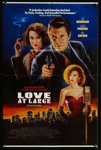 e561 LOVE AT LARGE one-sheet movie poster '90 Alan Rudolph, Tom Berenger