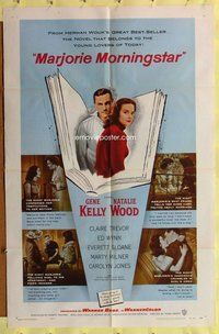 e583 MARJORIE MORNINGSTAR one-sheet movie poster '58 Kelly, Natalie Wood
