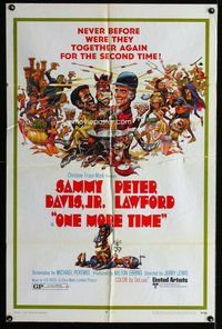 e645 ONE MORE TIME one-sheet movie poster '70 great Jack Davis artwork!