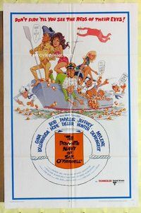 e698 PRIVATE NAVY OF SGT O'FARRELL one-sheet movie poster '68 Rickard art!
